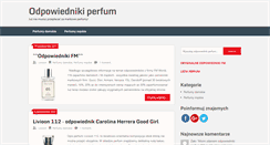 Desktop Screenshot of odpowiedniki.com